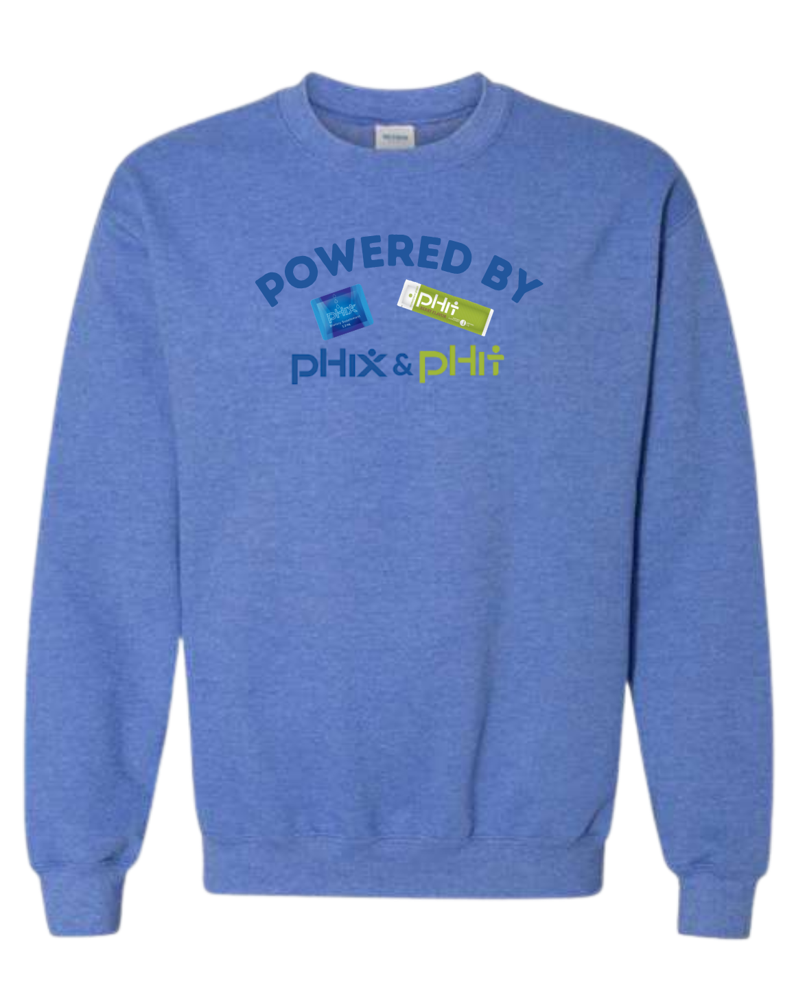 Powered By pHix & pHit Crew Sweatshirt | pHixGear