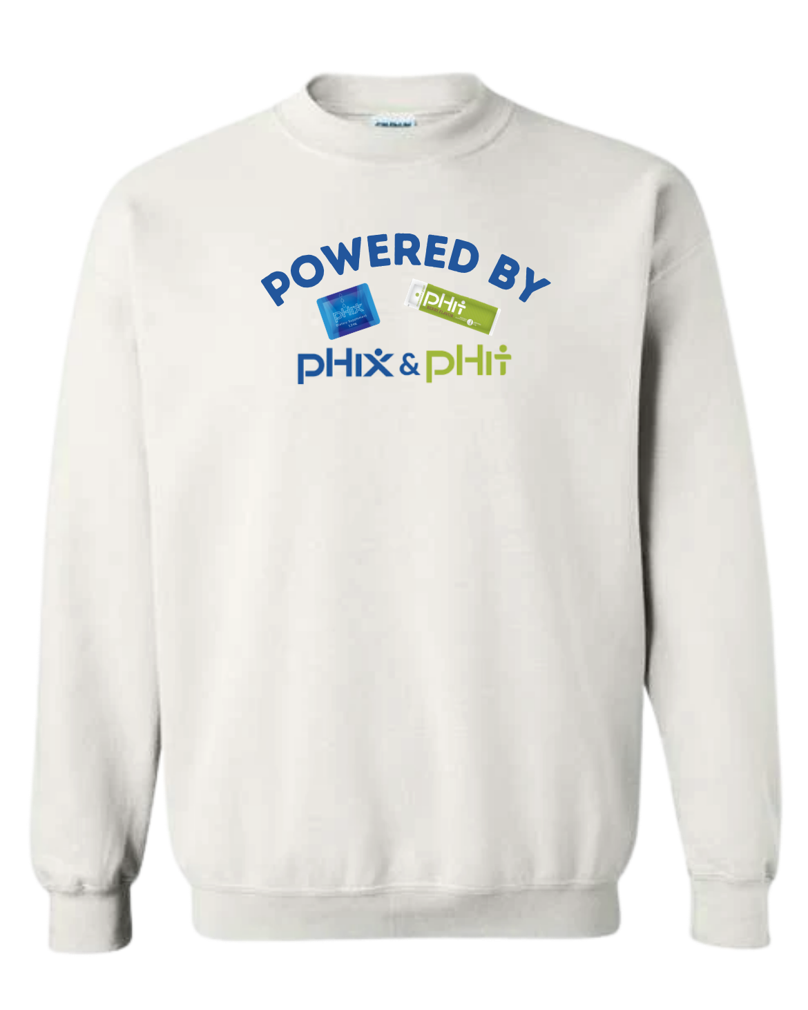 Powered By pHix & pHit Crew Sweatshirt | pHixGear