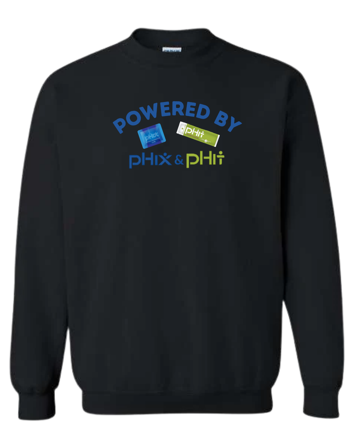 Powered By pHix & pHit Crew Sweatshirt | pHixGear