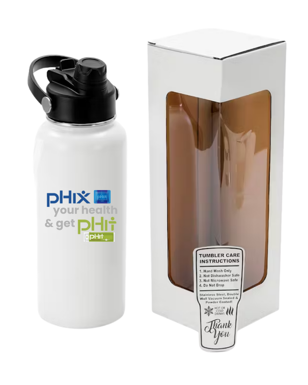 pHix your Health & get pHit Hydro Water Bottle | pHix Gear