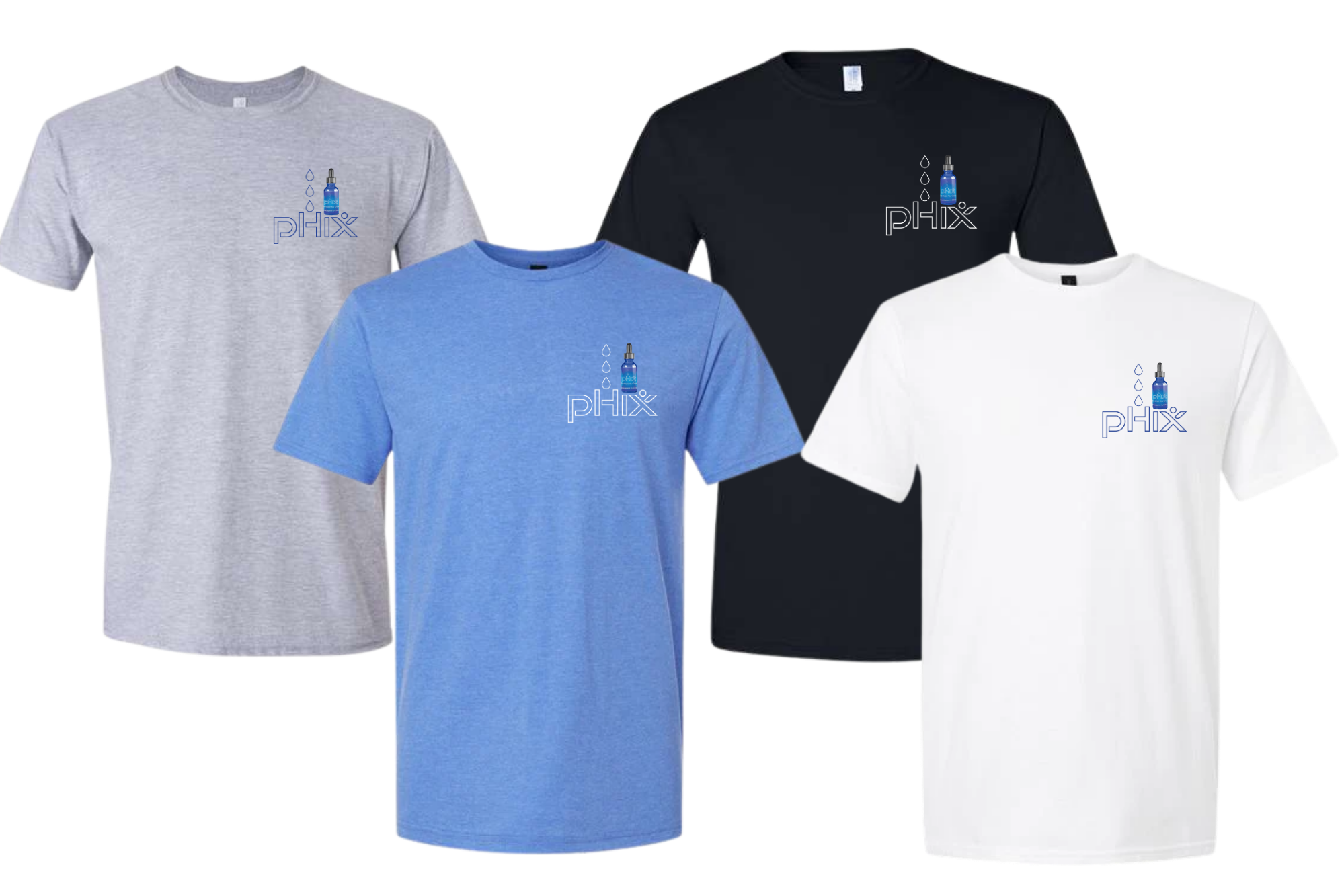 pHix Left Chest Logo Ultra Soft Fit T-shirt | pHixGear